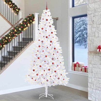 Artificial Christmas Tree with Stand White 300 cm PVC and Steel