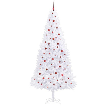 Artificial Christmas Tree with Stand White 300 cm PVC and Steel