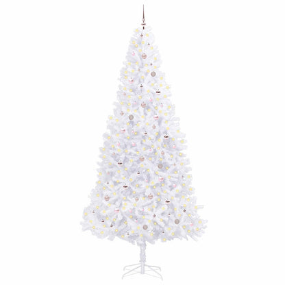 Artificial Christmas Tree with Stand White 300 cm PVC and Steel