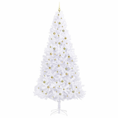 Artificial Christmas Tree with Stand White 300 cm PVC and Steel