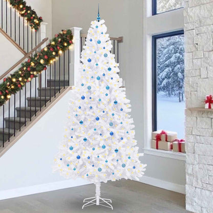 Artificial Christmas Tree with Stand White 300 cm PVC and Steel