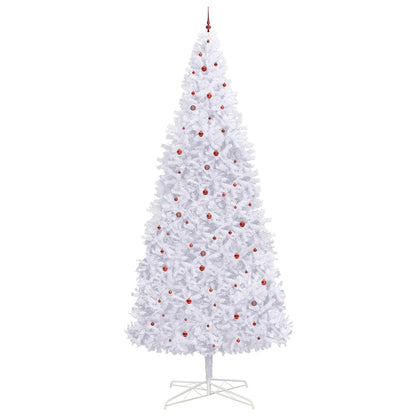 Artificial Christmas Tree with Stand White 400 cm PVC and Steel