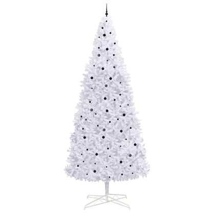 Artificial Christmas Tree with Stand White 400 cm PVC and Steel