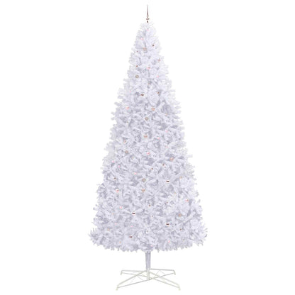 Artificial Christmas Tree with Stand White 400 cm PVC and Steel