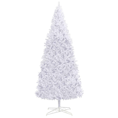 Artificial Christmas Tree with Stand White 400 cm PVC and Steel
