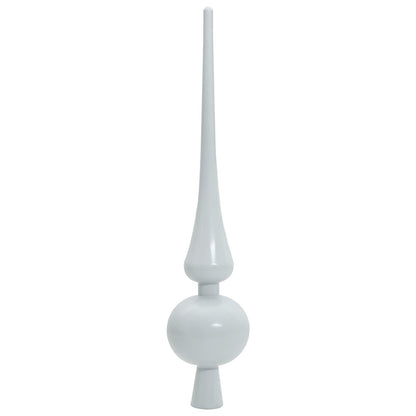 Artificial Hinged Christmas Tree White 210 cm PVC and Steel