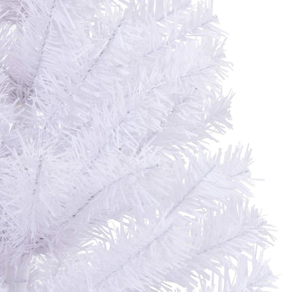 Artificial Christmas Tree with Stand White 150 cm PVC and Steel