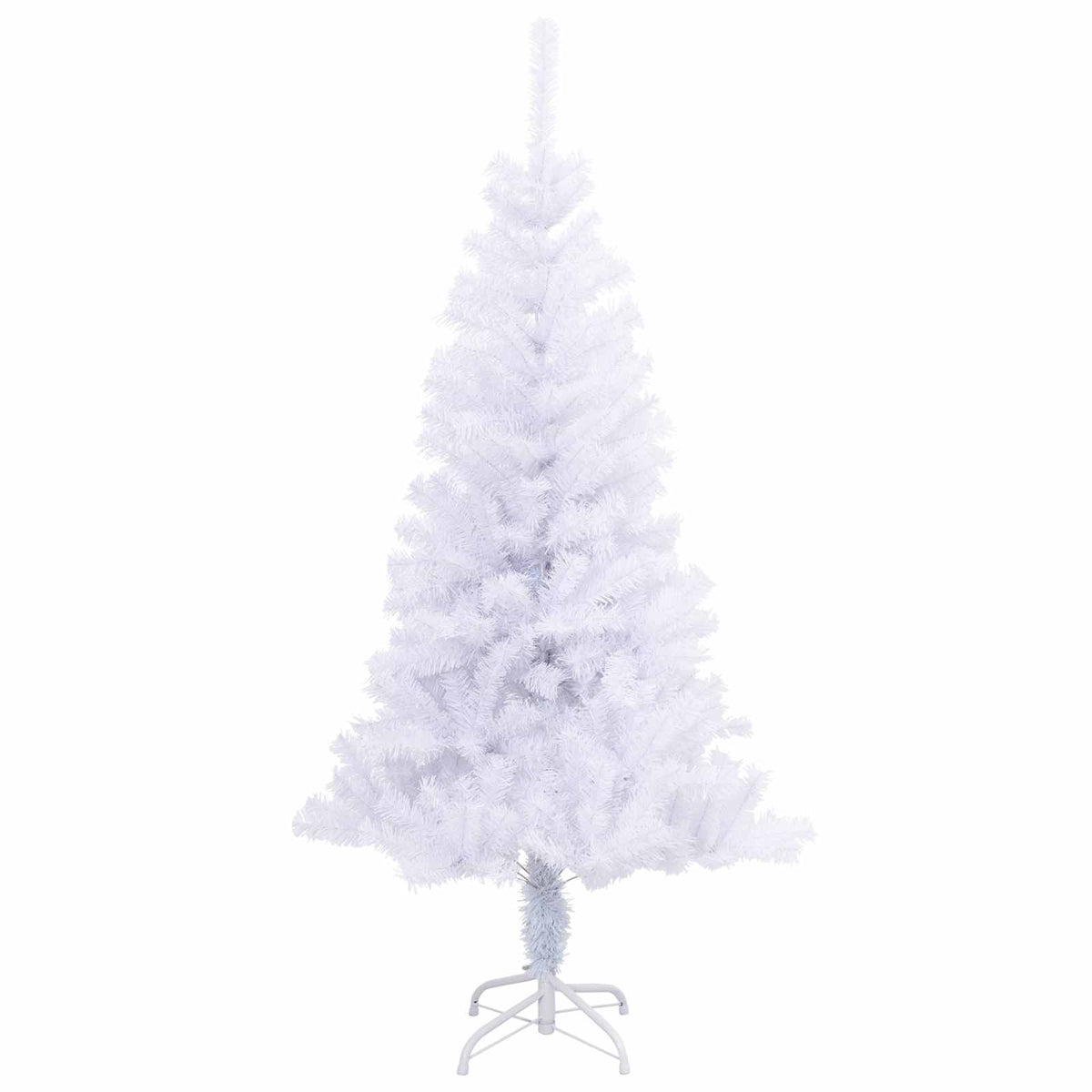 Artificial Christmas Tree with Stand White 150 cm PVC and Steel