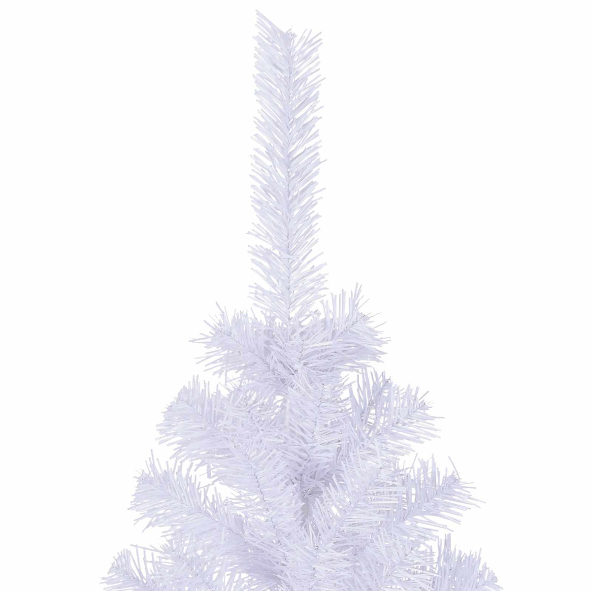 Artificial Christmas Tree with Stand White 210 cm PVC and Steel