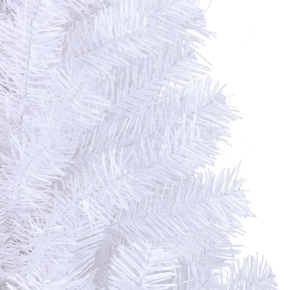 Artificial Christmas Tree with Stand White 240 cm PVC and Steel