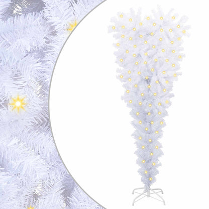Artificial Christmas Tree with Stand White 120 cm PVC and Steel