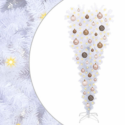 Artificial Christmas Tree with Stand White 120 cm PVC and Steel