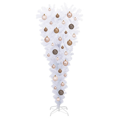Artificial Christmas Tree with Stand White 120 cm PVC and Steel