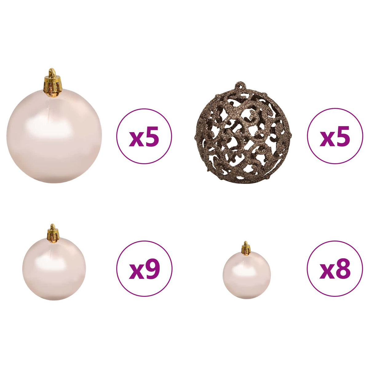 Artificial Christmas Tree with Stand White 120 cm PVC and Steel