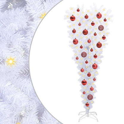Artificial Christmas Tree with Stand White 120 cm PVC and Steel