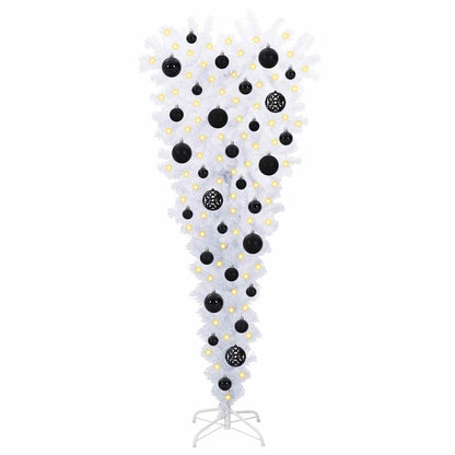 Artificial Christmas Tree with Stand White 120 cm PVC and Steel