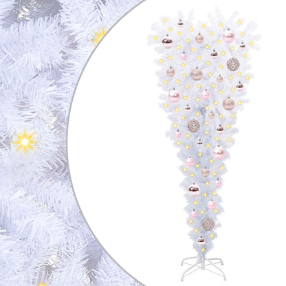 Artificial Christmas Tree with Stand White 120 cm PVC and Steel
