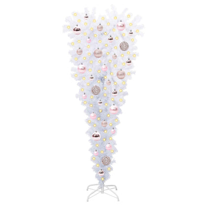 Artificial Christmas Tree with Stand White 120 cm PVC and Steel