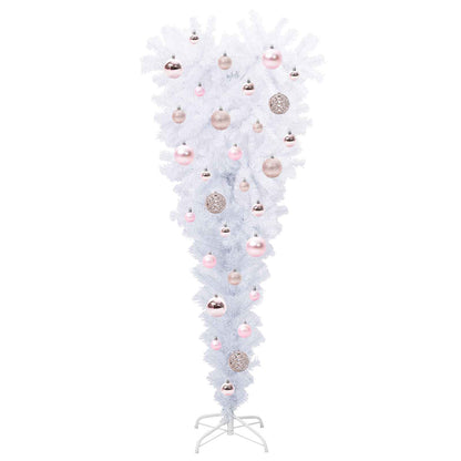Artificial Christmas Tree with Stand White 120 cm PVC and Steel