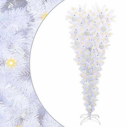 Artificial Christmas Tree with Stand White 120 cm PVC and Steel