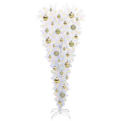 Artificial Christmas Tree with Stand White 120 cm PVC and Steel