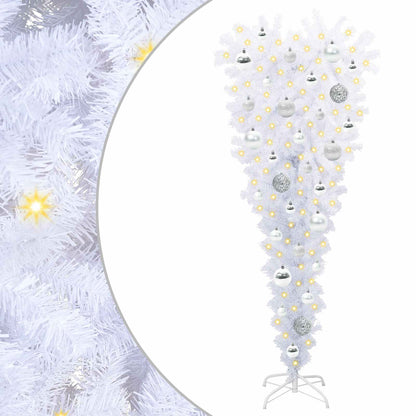 Artificial Christmas Tree with Stand White 120 cm PVC and Steel