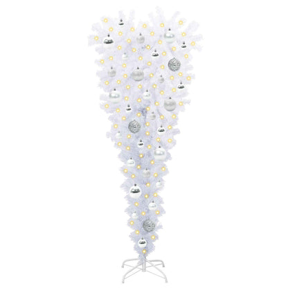 Artificial Christmas Tree with Stand White 120 cm PVC and Steel
