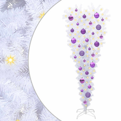 Artificial Christmas Tree with Stand White 120 cm PVC and Steel