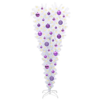 Artificial Christmas Tree with Stand White 120 cm PVC and Steel