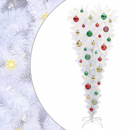 Artificial Christmas Tree with Stand White 120 cm PVC and Steel