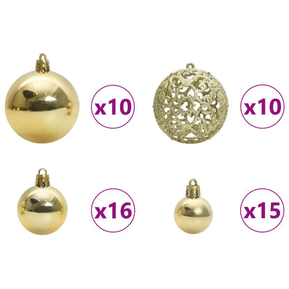 Artificial Christmas Tree with Stand White 180 cm PVC and Steel