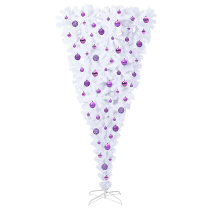Artificial Christmas Tree with Stand White 180 cm PVC and Steel