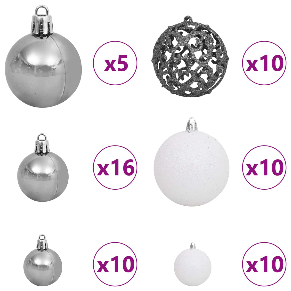 Artificial Christmas Tree with Stand White 210 cm PVC and Steel