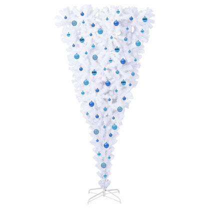 Artificial Christmas Tree with Stand White 210 cm PVC and Steel