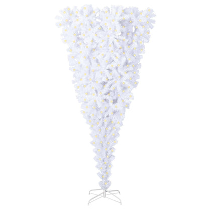 Artificial Christmas Tree with Stand White 240 cm PVC and Steel