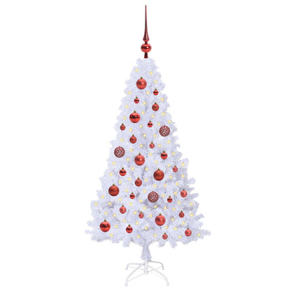 Artificial Christmas Tree White 120 cm PVC and Steel
