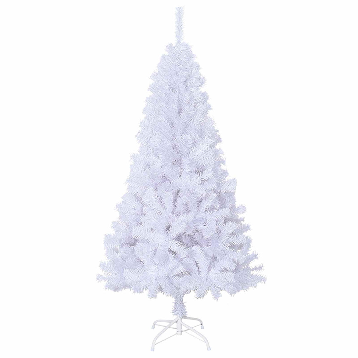 Artificial Christmas Tree White 120 cm PVC and Steel