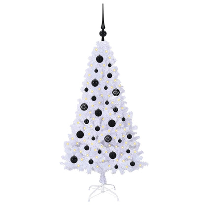 Artificial Christmas Tree White 120 cm PVC and Steel