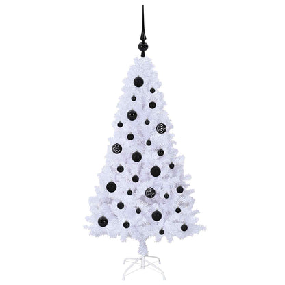 Artificial Christmas Tree White 120 cm PVC and Steel
