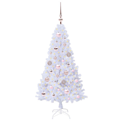 Artificial Christmas Tree White 120 cm PVC and Steel