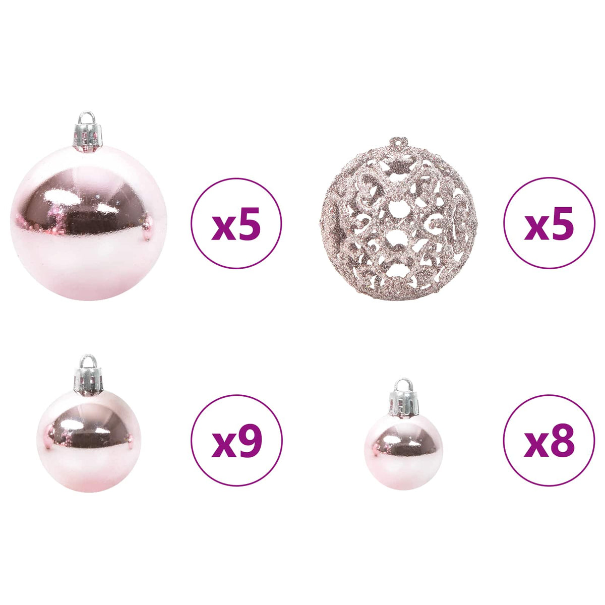Artificial Christmas Tree White 120 cm PVC and Steel