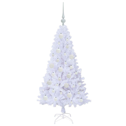 Artificial Christmas Tree White 120 cm PVC and Steel