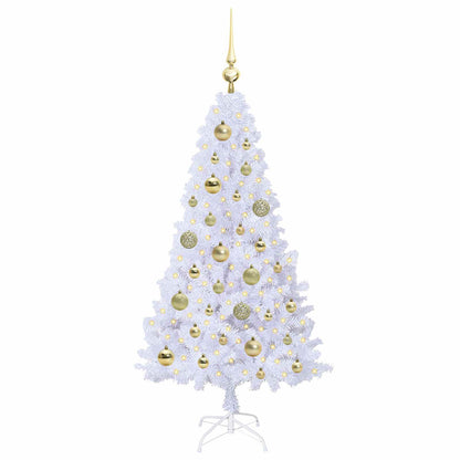 Artificial Christmas Tree White 120 cm PVC and Steel