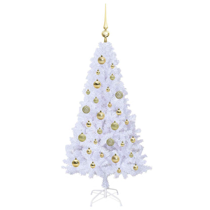Artificial Christmas Tree White 120 cm PVC and Steel