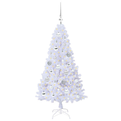 Artificial Christmas Tree White 120 cm PVC and Steel