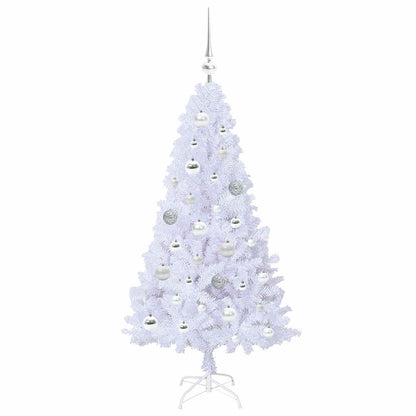 Artificial Christmas Tree White 120 cm PVC and Steel