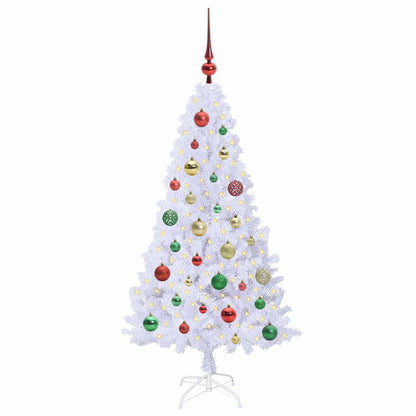 Artificial Christmas Tree White 120 cm PVC and Steel