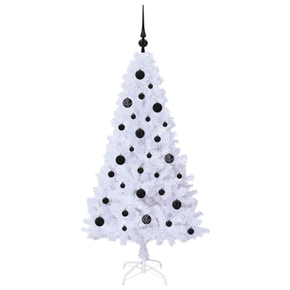 Artificial Christmas Tree White 150 cm PVC and Steel