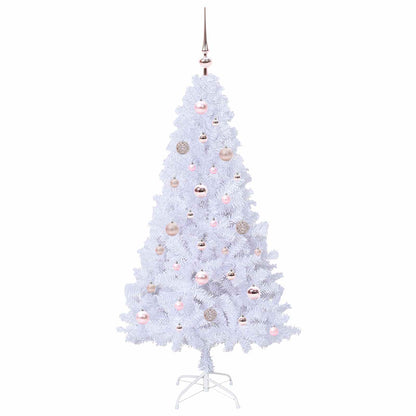Artificial Christmas Tree White 150 cm PVC and Steel