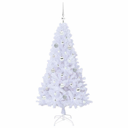 Artificial Christmas Tree White 150 cm PVC and Steel